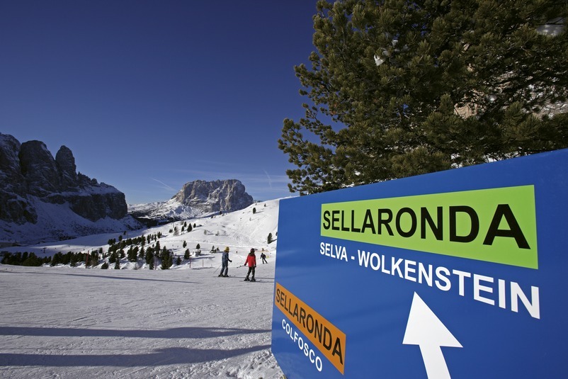 Sella Ronda - Winterbild