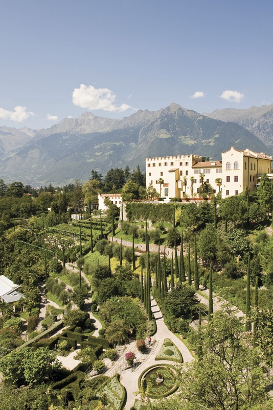 Blick auf Schloss Trautmannsdorff