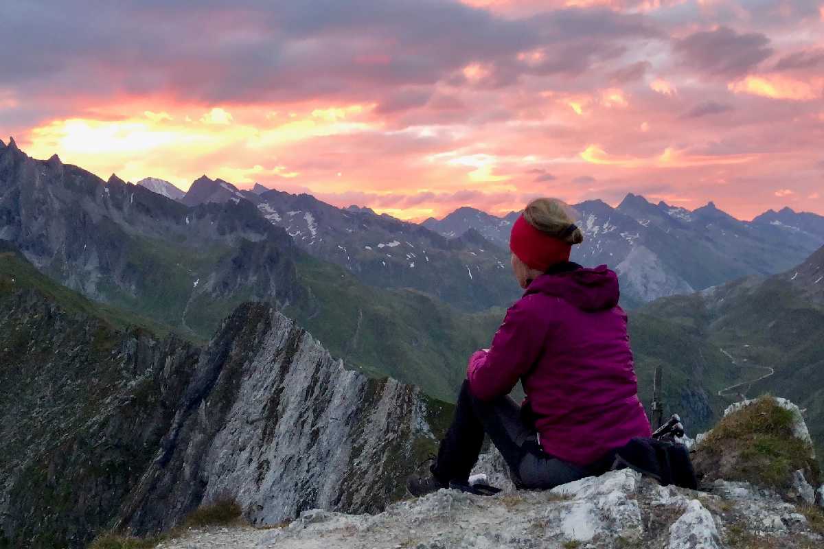 Sonnenaufgang Weisse Wand Rein Ahrntal